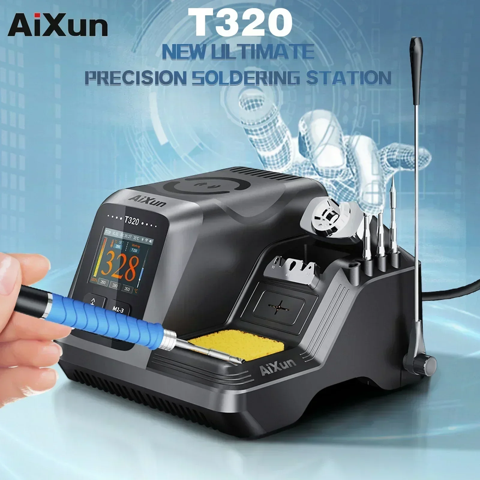 Aixun T320 Original Soldering Station Precision Intelligent Rework Tools T245 T210 Soldering Iron Tip For Repair Mobile Phone