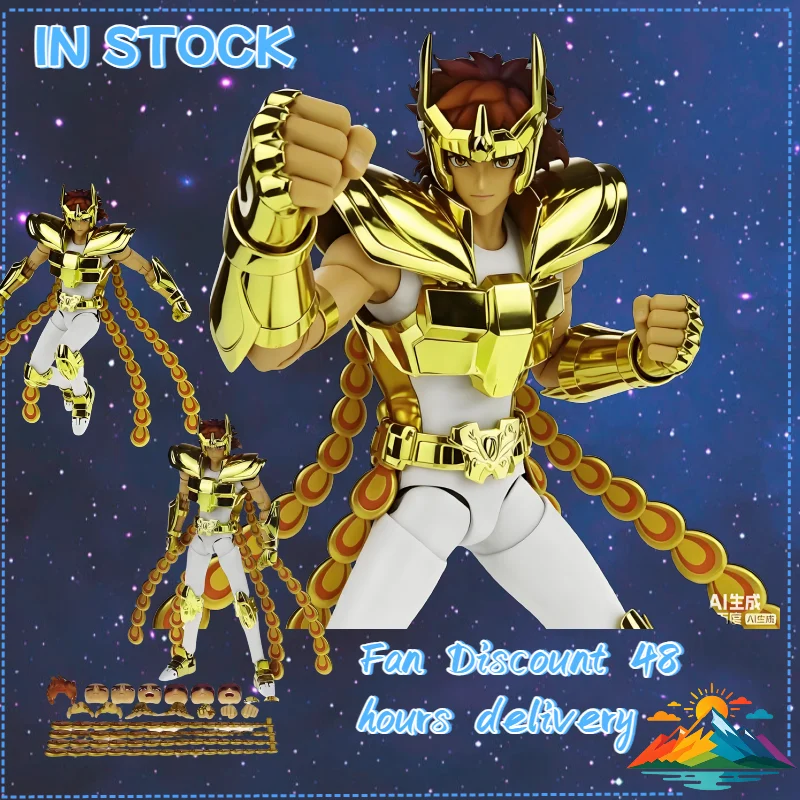 

【IN STOCK 】MMD "The Legend of the Holy War God" Mythical Fabric, Golden Phoenix, Comic/Manga-style Knight Star Warrior,