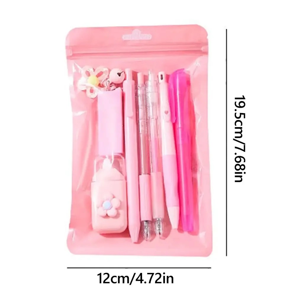 Durevole set di cancelleria 8 in 1 Macaron Color Gel Pen Evidenziatore Regalo per studenti