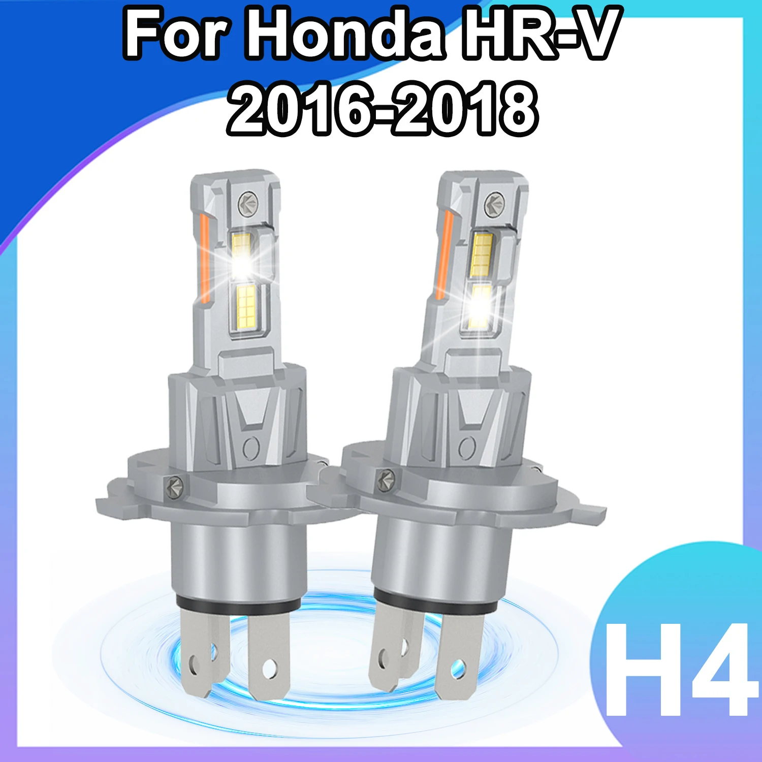 

H4 светодиодные фары Canbus 6000K супер яркие 150 Вт дальние/ближние фары 3570 чипов CSP передняя фара для Honda HR-V 2016-2018