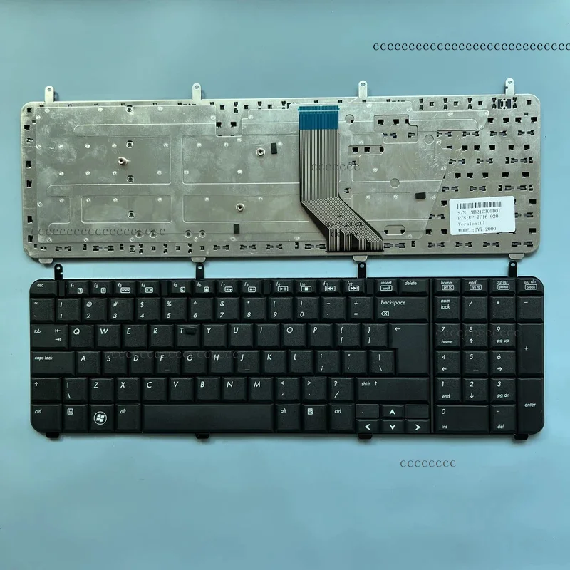 Teclado C+ XIN US para HP PAVILION DV7-2000 DV7-2100 DV7-2200 DV7-3000 DV7-3100 dv7t-3000, teclados en inglés para ordenador portátil, MP2F16920
