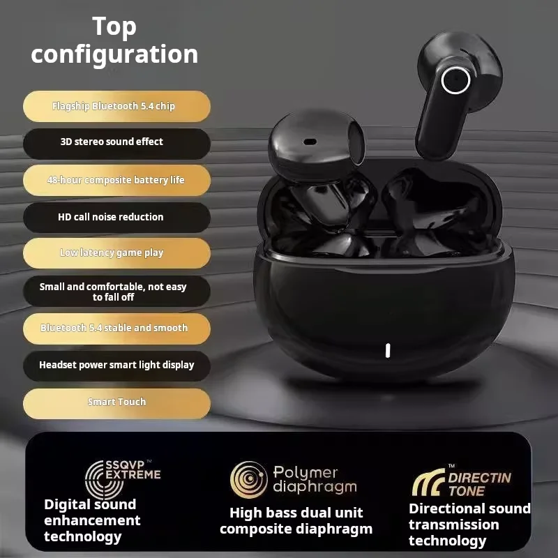 2025 Новые беспроводные стереонаушники TWS 5.4 Blutooth для HOTWAV Cyber X Pro/Cyber X Rugged Huawei Enjoy 70 Oppo Reno7 5G