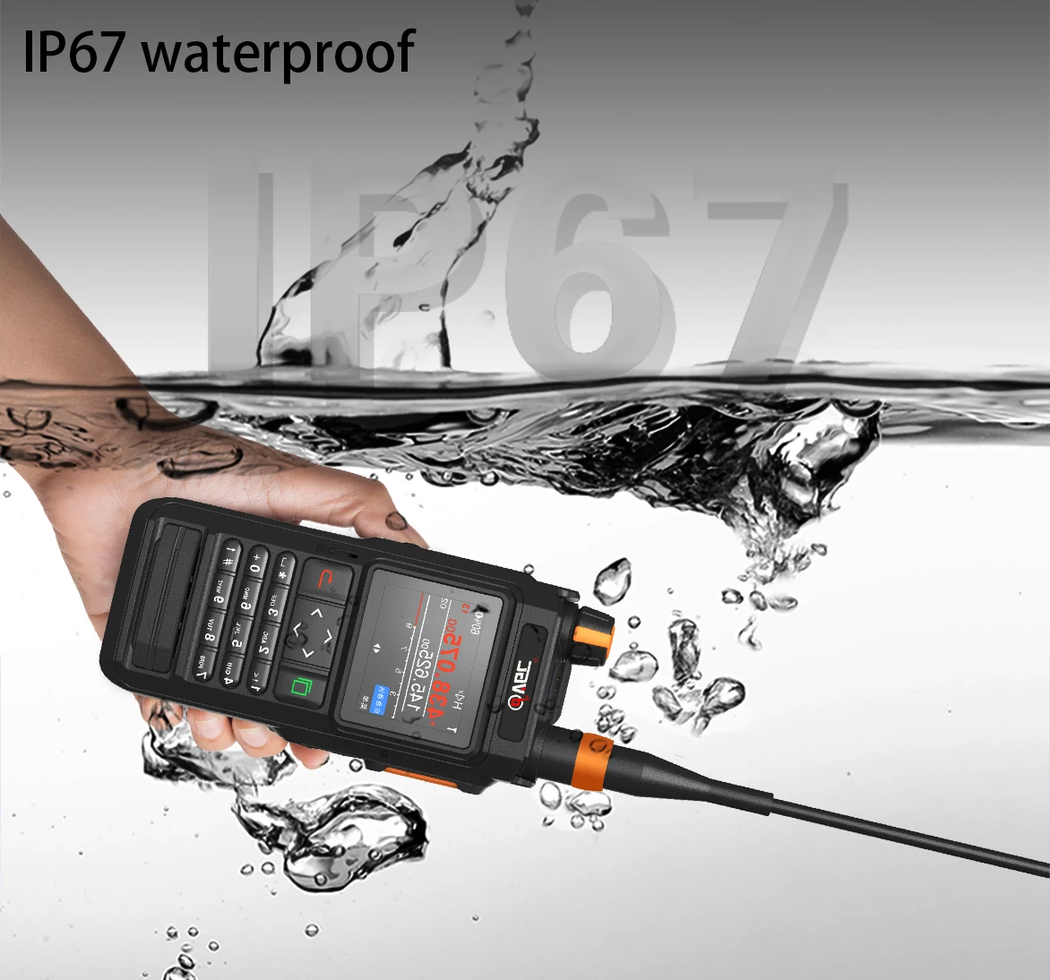 VR-N76 Walkie Talkie With GPS Positioning Waterproof Bluetooth APRS Function Ham Two Way Radio