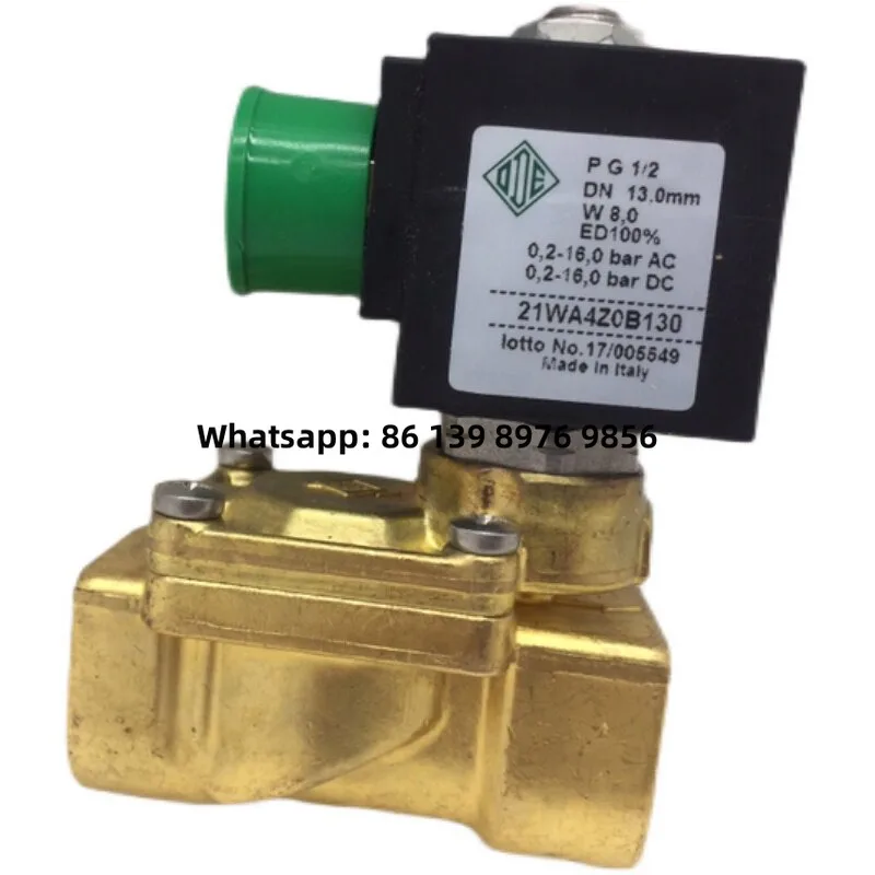 Italian ODE Normally Open Solenoid Valve 21Wa4z0b130 G1/2