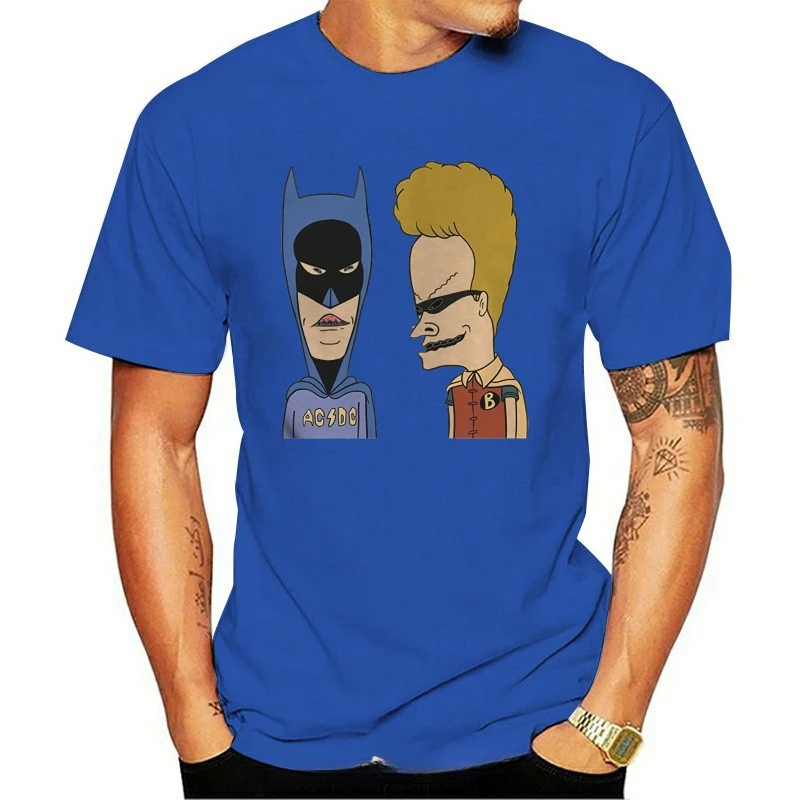 men novelty tshirt BEAVIS AND BUTTHEAD HEROES COSTUME cool  New Funny Men t shirt harajuku oversized graphic