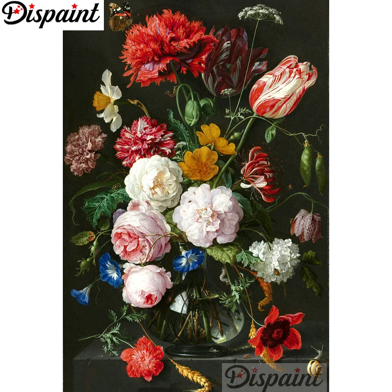 

Dispaint Full Square/Round Drill 5D DIY Diamond Painting "Flower scene" Embroidery Cross Stitch 3D Home Decor A12552