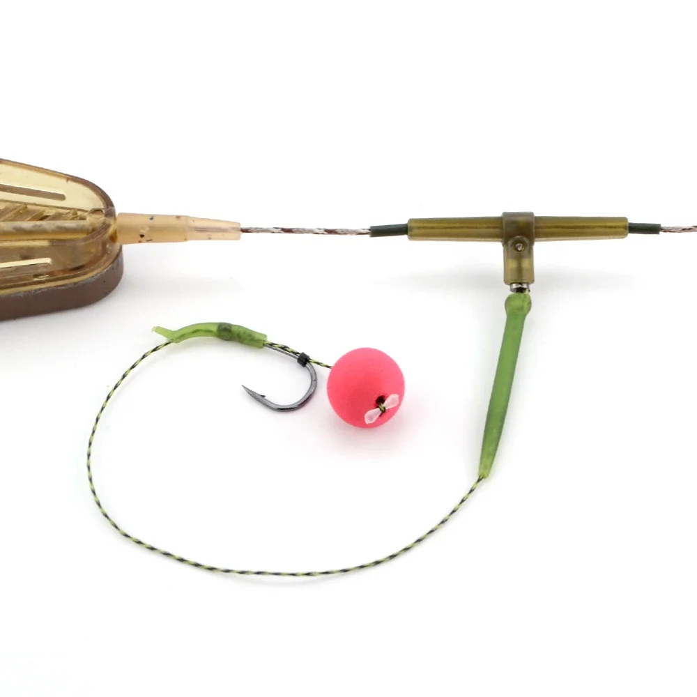 10x Carp Fishing Anti Tangle Sleeve Rubber Change Swivel Tail Rubber for Leader Line Hair Rig Tackle Fishing Accessories