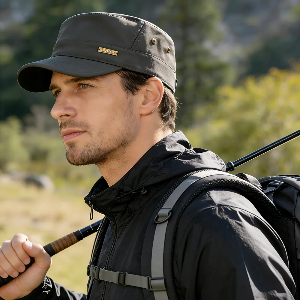 

Военные кепки Four Seasons для мужчин и женщин, однотонные, повседневные, модные, уникального дизайна, винтажные, с плоским верхом