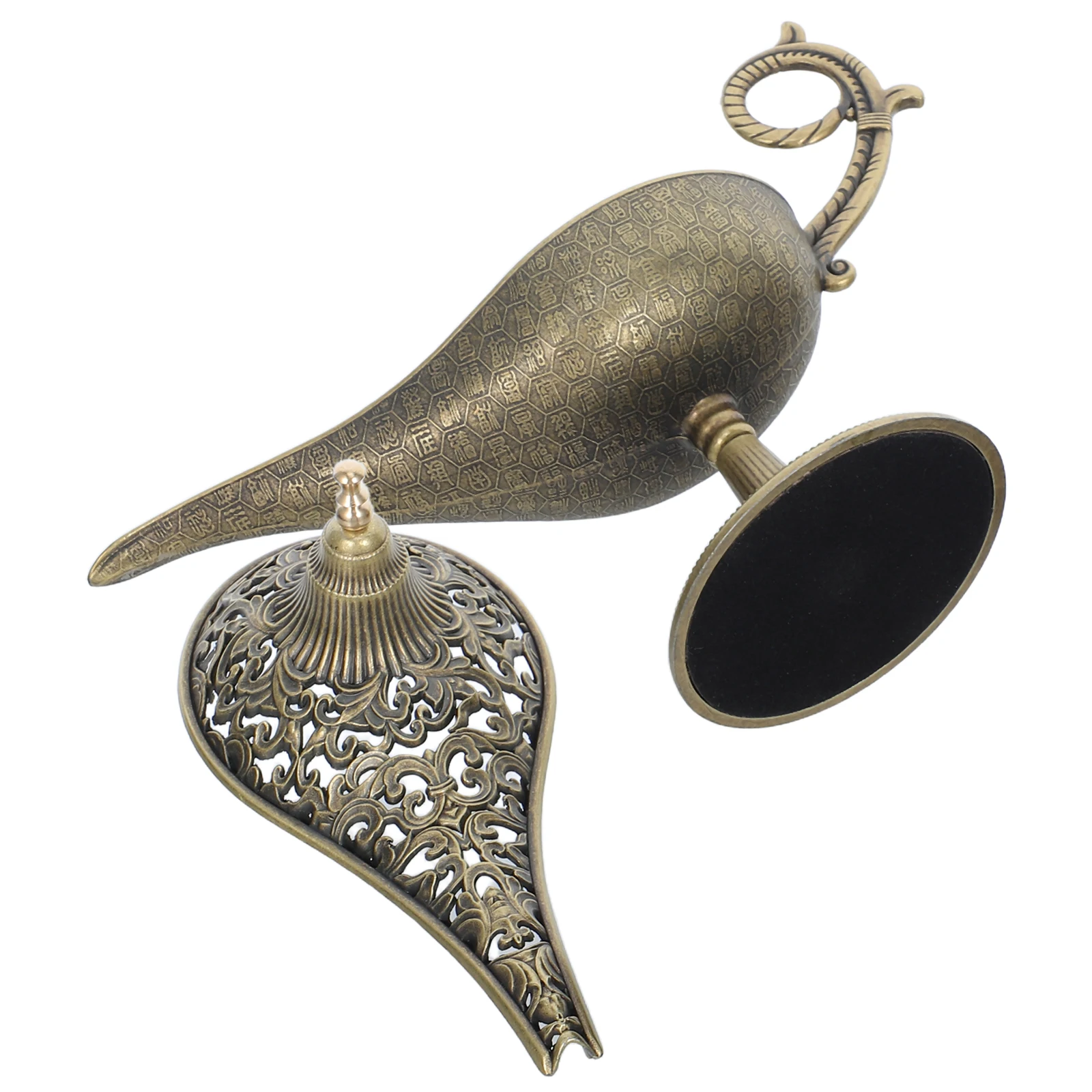 

Arabic Incense Burner Vintage Lamp Design Aromatherapy Censer for Meditation Tea Ceremony Home Tabletop Decoration Fragrance