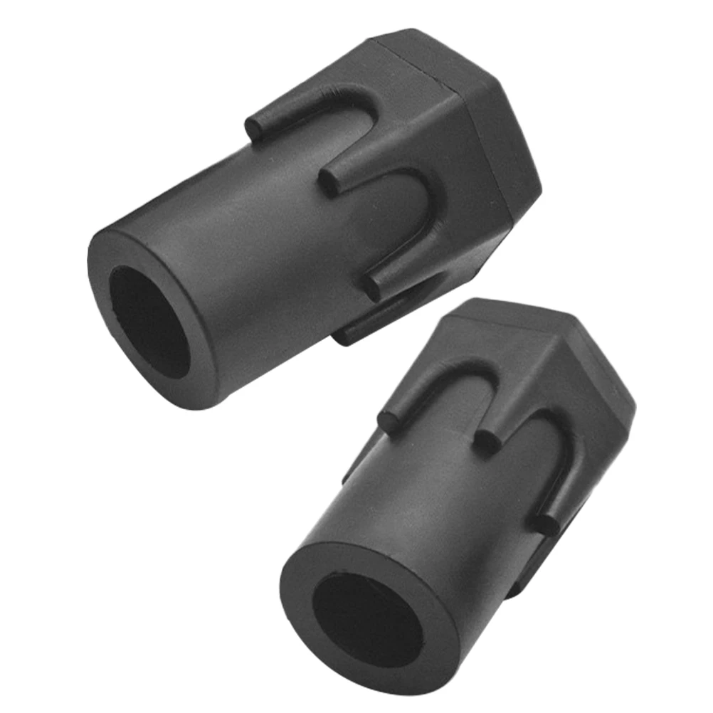 

2pcs Foot Peg Protector Rubber Cover Electric Bike Pedal Plug Replacement Accessory Travel Footrest End Plug Peg Pedal Cover