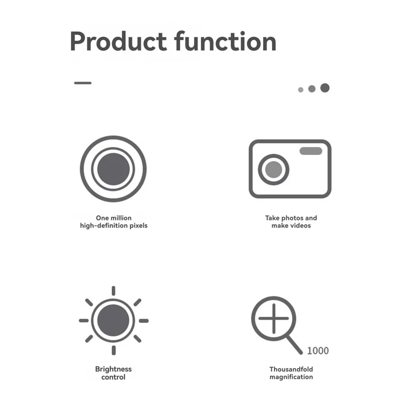 ABSQ-كاميرا فحص المجهر الرقمي اللاسلكي 50X-1600X التكبير يده هاتف ذكي صغير