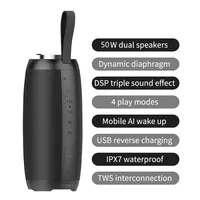 Bluetooth Speaker Wireless Stereo Portable Column Subwoofer Waterproof Speaker Support TF TWS USB AUX Computer Speakers Soundbox