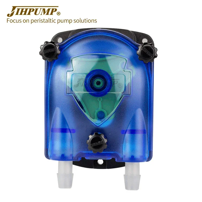 JIHPUMP 683K high quality flow viscous glue syrup liquid peristaltic pump 24v 24v pumps stepper dosing pump peristaltic