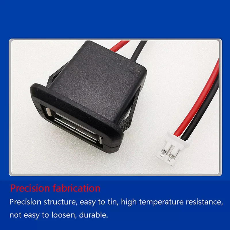 USB 2.0 Female Power Jack USB2.0 Charging Port Connector With Cable USB Charger Socket