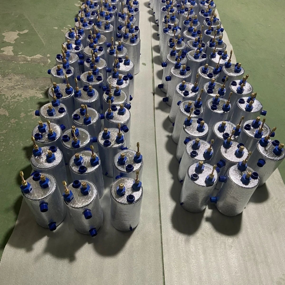 small titanium tube evaporator. Titanium cannons and barrels for seawater and freshwater refrigerators.