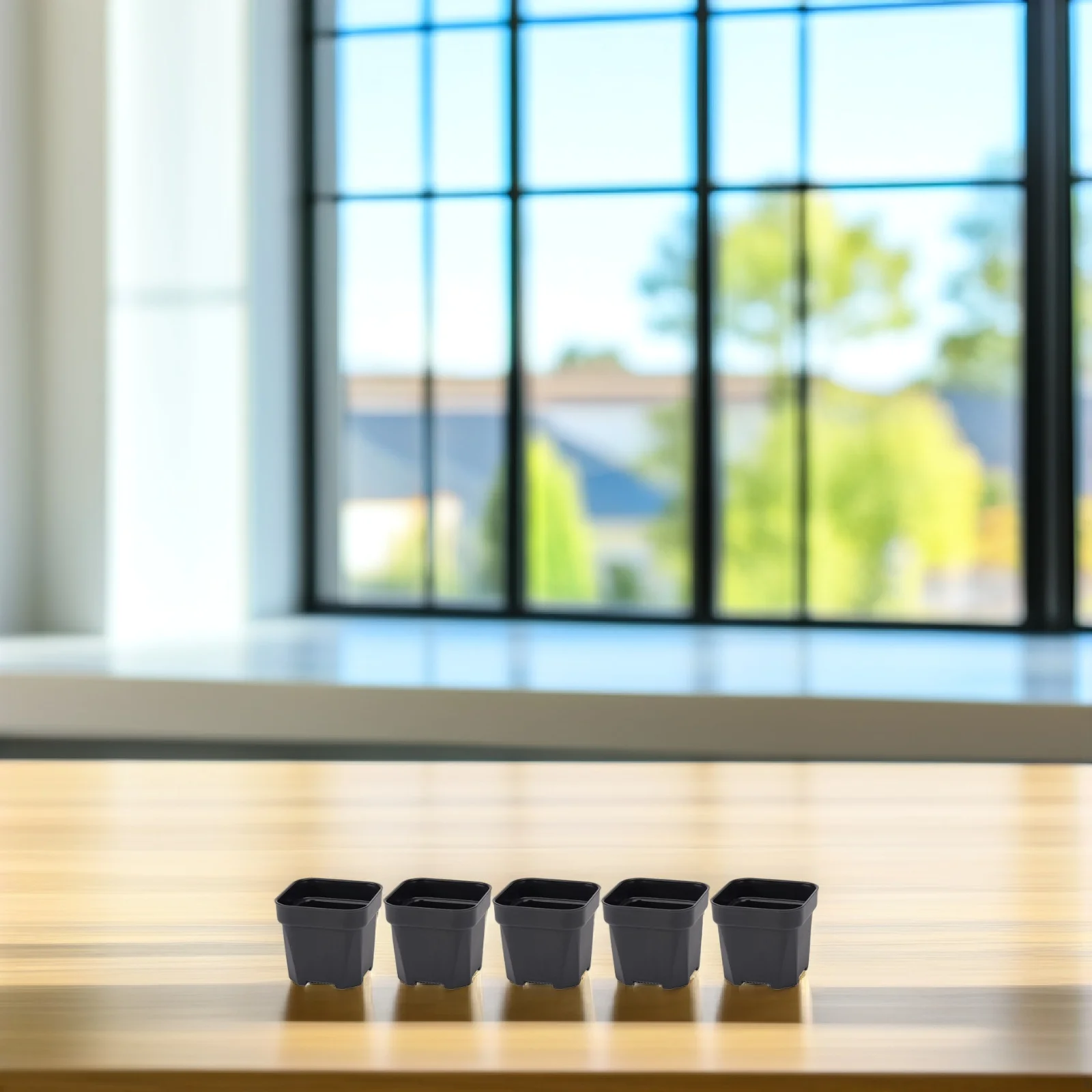 

15 шт. утолщенные матовые цветочные горшки, пластиковые горшки для сада, сочные уличные посадки, прочные детские контейнеры