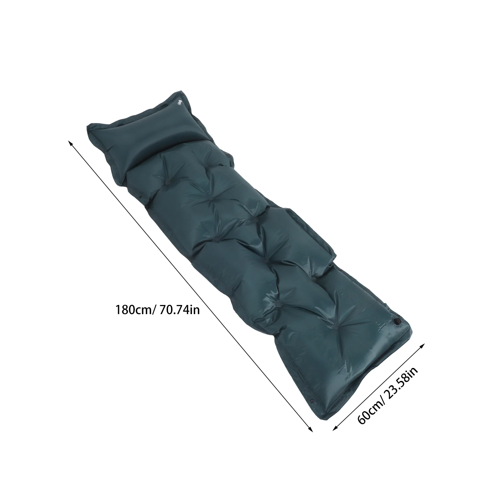 Materassino da campeggio Materasso gonfiabile autogonfiabile spesso Tappetino da esterno portatile impermeabile per escursioni con lo zaino in spalla