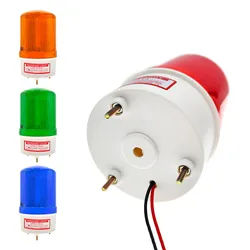 12V 24V Led Stroboscoopsignaal Waarschuwingszoemer Licht LTE-1101J Waarschuwingslampje Geluidsindicatielampje Knipperend Beveiligingsalarm 220V