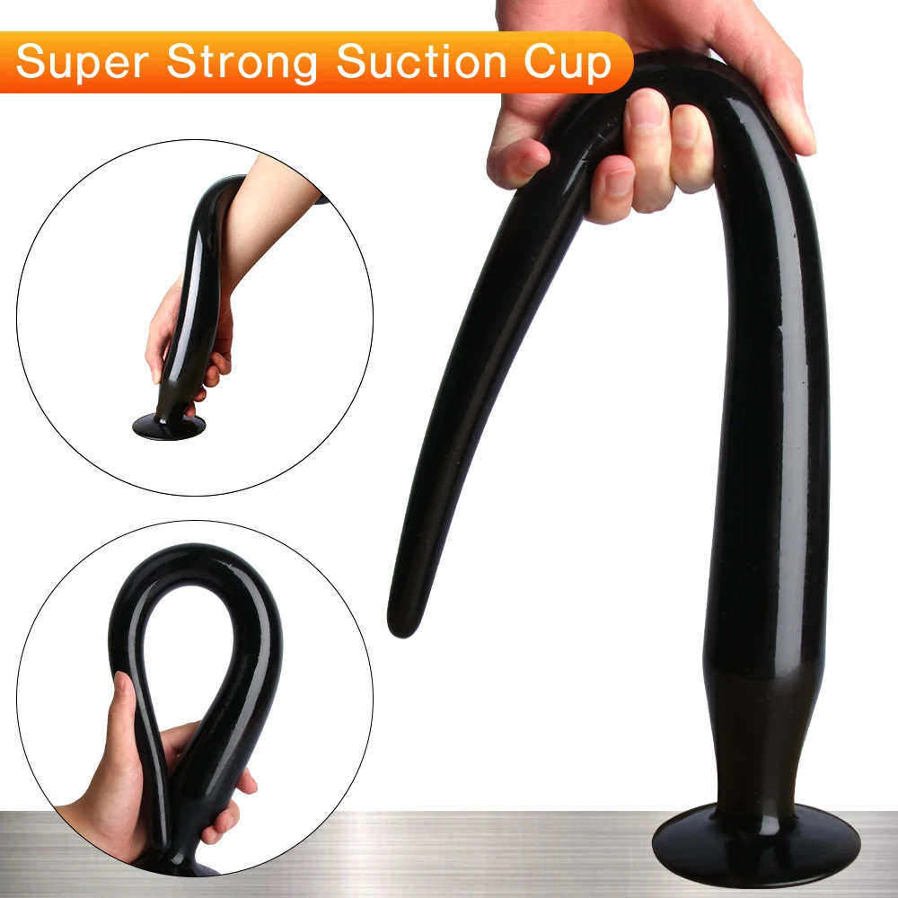 Super Long Butt Plug Powerful Suction Cup Buttplug Anal Dildo Female Anal Vagina Masturbation Adult Sex Toys for Woman Man Gay