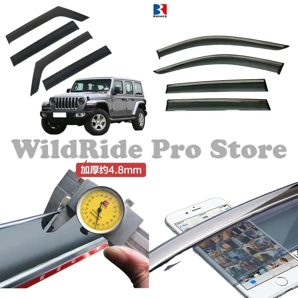 

1 комплект 2018 2021 Jeep Wrangler JL на заказ, защита от дождя на лобовое стекло автомобиля