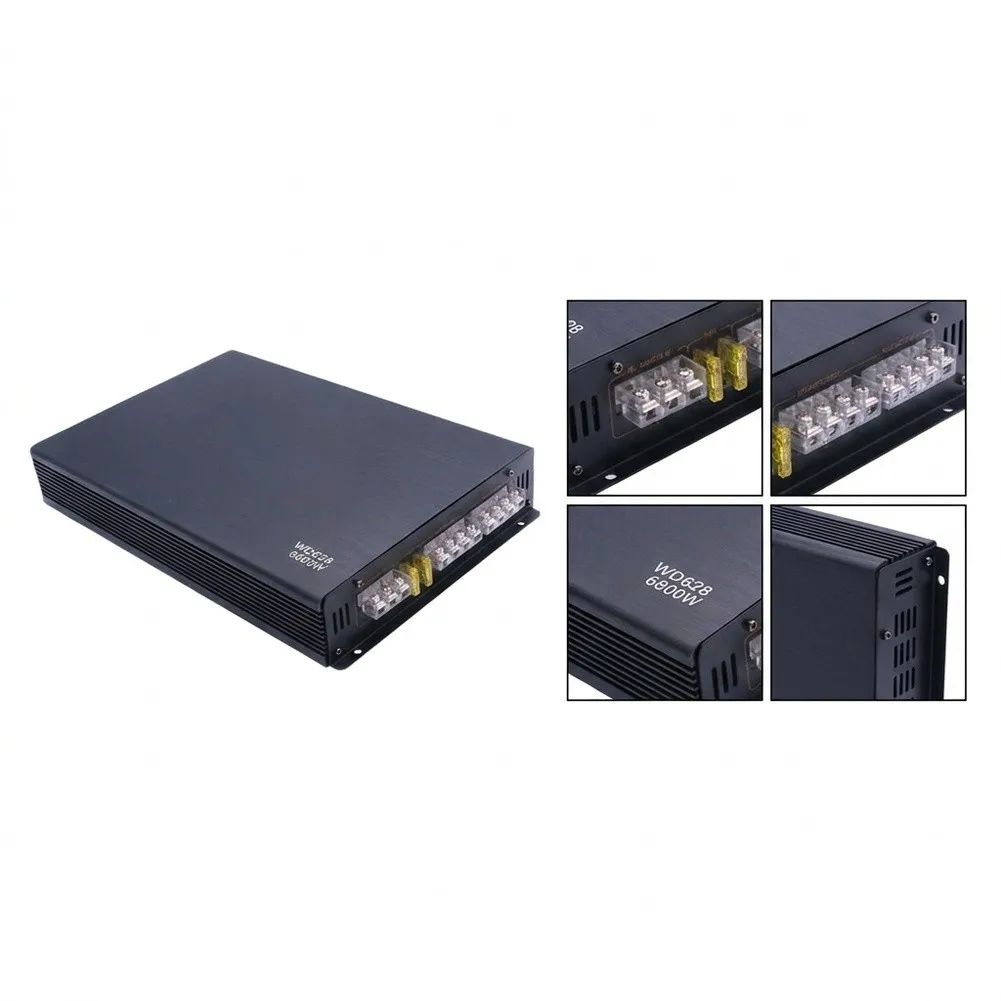 4 Channel Audio System Audio Booster Car Audio Power Amp Supports Multiple Wiring Modes Low Distortion Under 0.15 Percent
