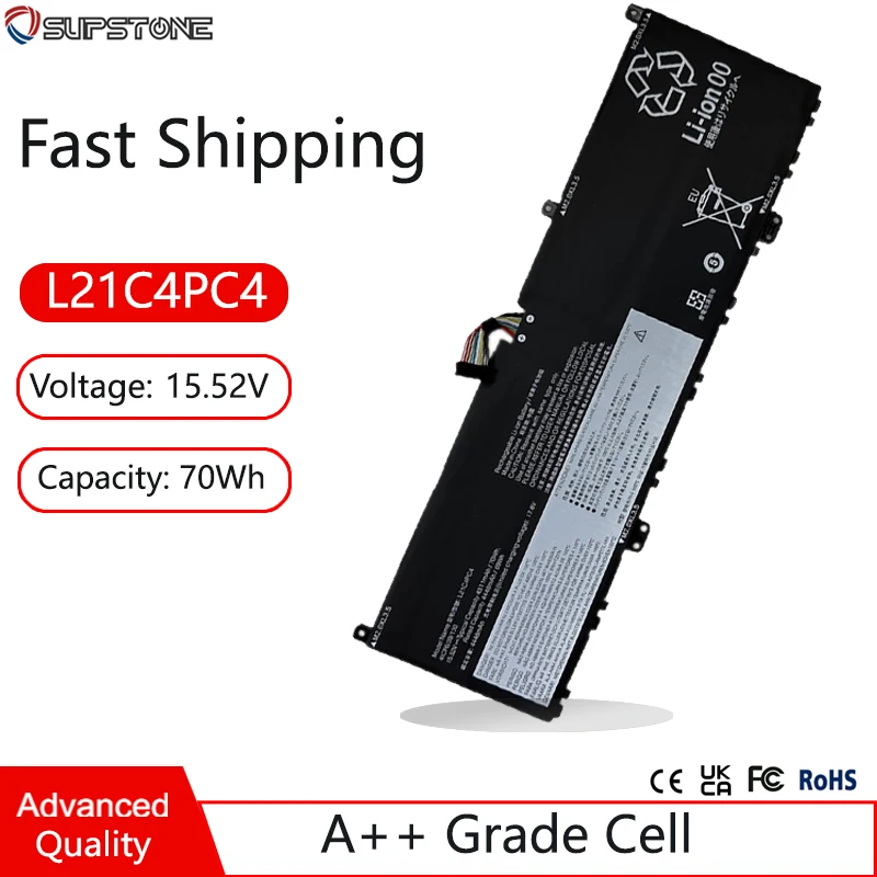 

L21M4PC7 L21C4PC4 L21D4PC4 L21L4PC4 Аккумулятор для ноутбука Lenovo YOGA SLIM 7 PROX 14ARH7 14IAH7 14IAP, 14S 2022 L21D4PE0 L21M4PE0