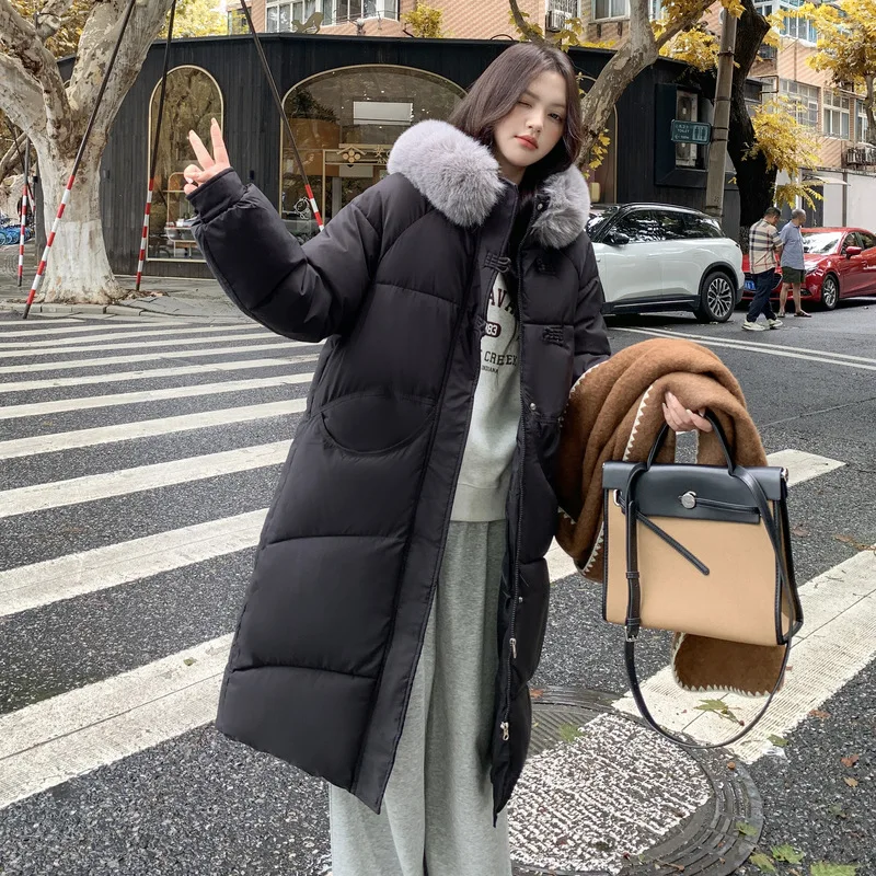 Women Parkas Hooded Zipper Thick Jackets Thick Casual Full Sleeve Solid Long Coats Pockets Elegant Jacket Casual Autumn Winter