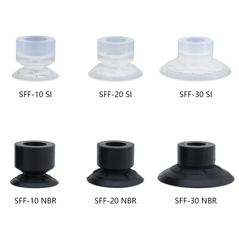 

10pcs/lot SFF Vacuum Suction Cup for Film/paper SFF-10-SI SFF-40-SI SFF-15-NBR SFF-25-EPDM