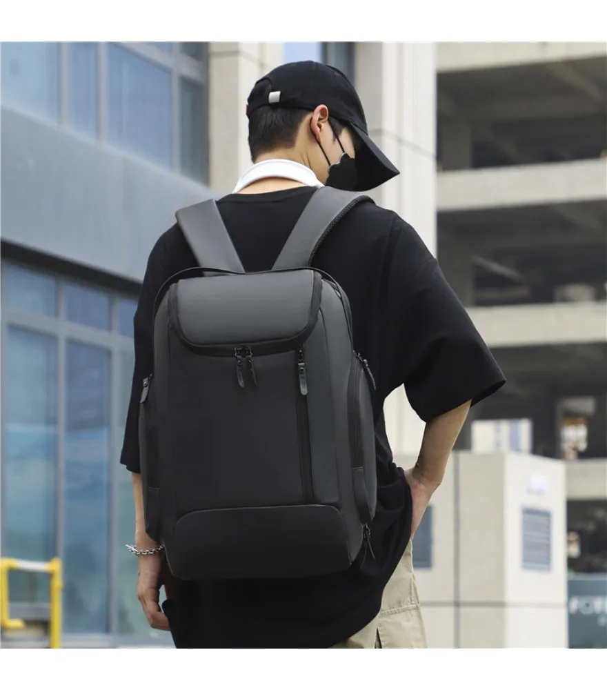 Large capacity commuting 15.6 inch computer backpack college student schoolbag backpack waterproof