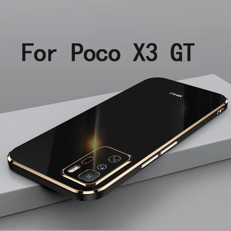 For Poco X3 GT Case Soft TPU Case For Poco X3 GT Anti-Fingerprint Camera Protection Cover