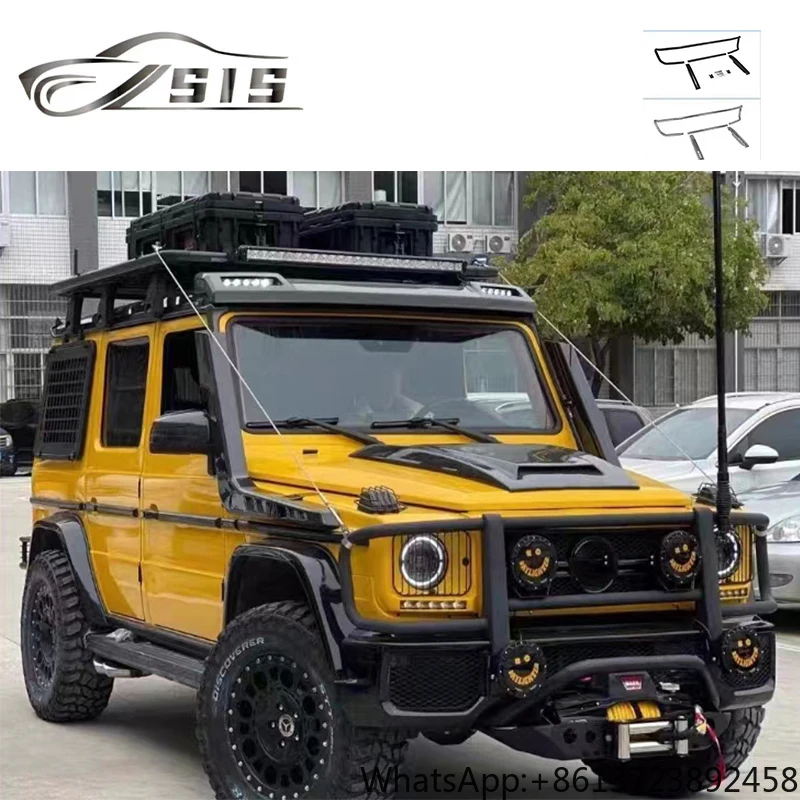 

G Wagon W463 G500 G63 G65 4X4 Front Bumper Cover for 1990-2018 Year Stainless Steel Material Guard Car Parts Protect Accessories