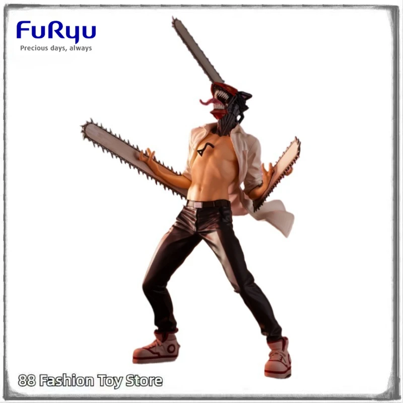 

In Stock Original FuRyu Exceed Creative Figure CHAINSAW MAN Denji Animation Figure Gifts Toys Collection