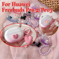 Cartoon Cover for Huawei Freebuds Pro 3 Case Protective Colorful Cover for Freebuds Pro2 Case for Huawei Buds Funda Charging Box
