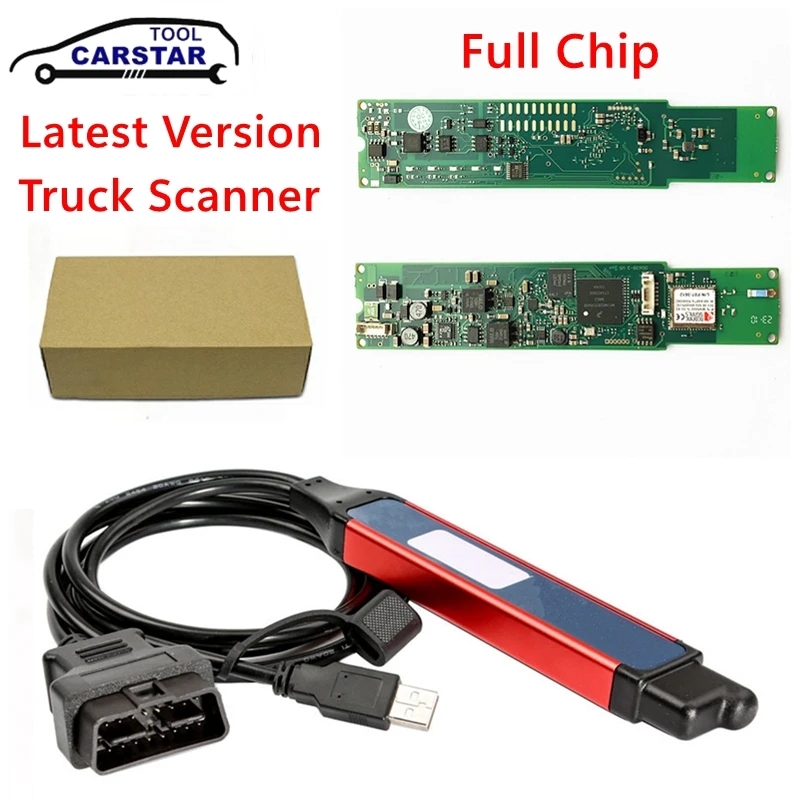 

Последняя версия полночиповые грузовики, сверхмощные диагностические инструменты, сканер для грузовиков, считыватель, Wi-Fi, беспроводной инструмент для диагностики неисправностей двигателя