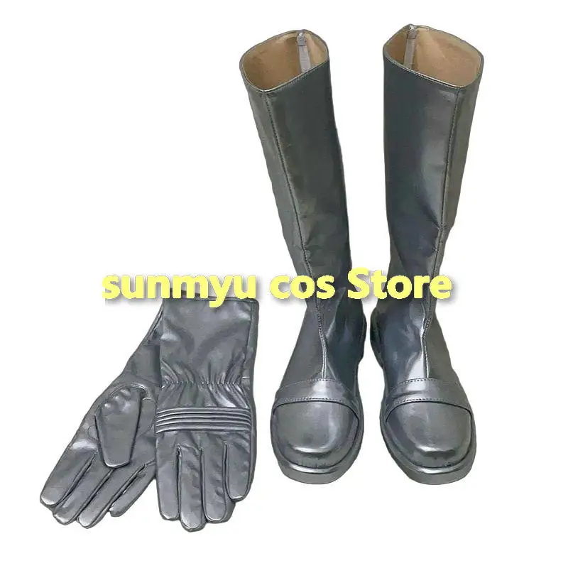 Kamen Super sentai series Universal Silver Boots Silver Gloves Cosplay