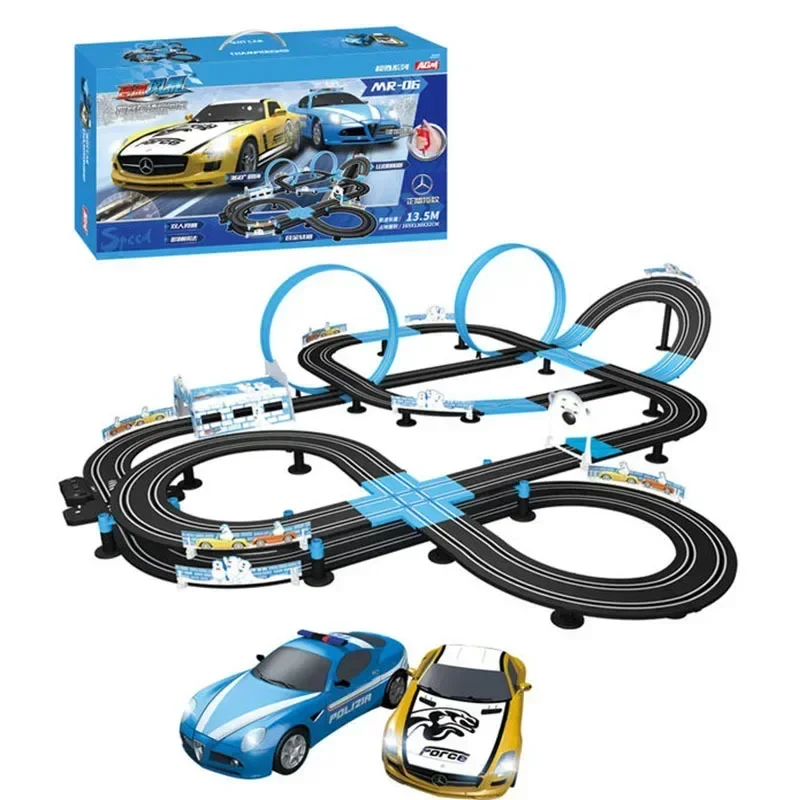 Hot Remote Control Car Toy Set Racing Track Electric Double Interactive Autorama Circuit Voiture Christmas Toy For Kid Xmas Gift