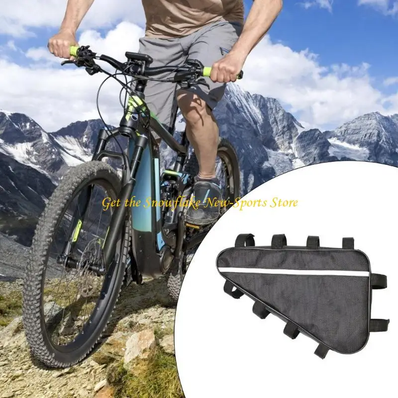 

E56D Large Bicycles Front Storage Pouches Bag Convenient Front Bike Bags Accessory