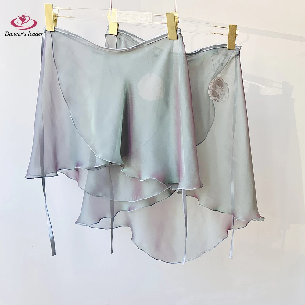 تنورة باليه قصيرة مذهبة الخيال الرمادي المرأة تنورة رقص الجمباز ممارسة تنورة الكبار المرأة الغنائية تنورة
