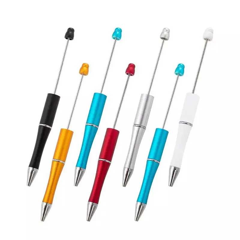 DIY Plastic Beadable Pen Bead Ballpoint Pen Gift for Kids Personalized Ball Pens Signature Pen