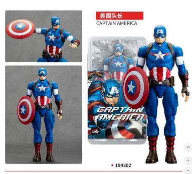 شخصيات أنيمي مارفل أفنجرز الجديدة باتمان سبايدرمان هالك ثور فالكون تماثيل تزيين السيارة دمية ألعاب أطفال هدايا المشجعين #4