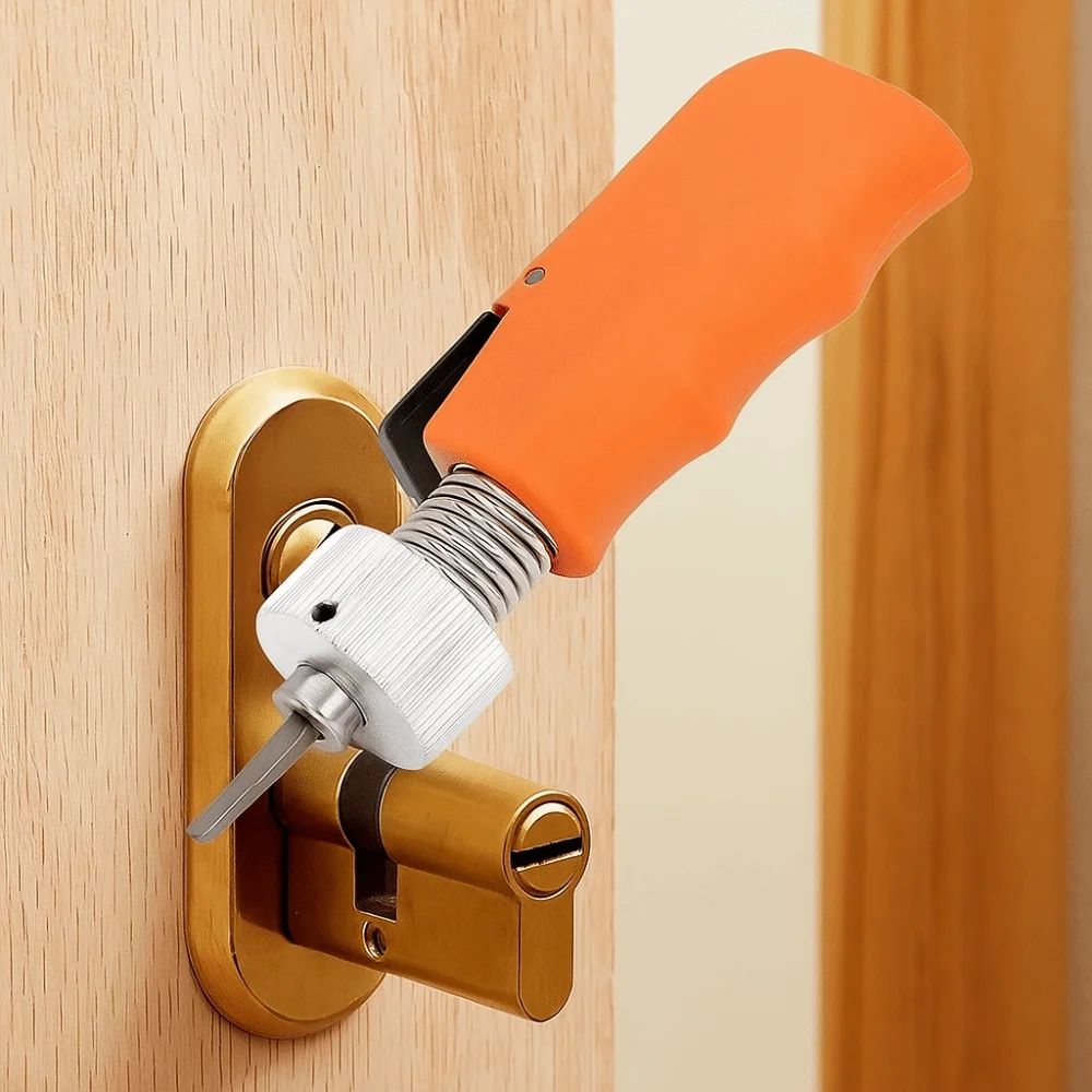 

Stainless Steel Lock Plug Spinner Straight Shank Original New Civil Door Lock Replacement Tools Rubber Grip