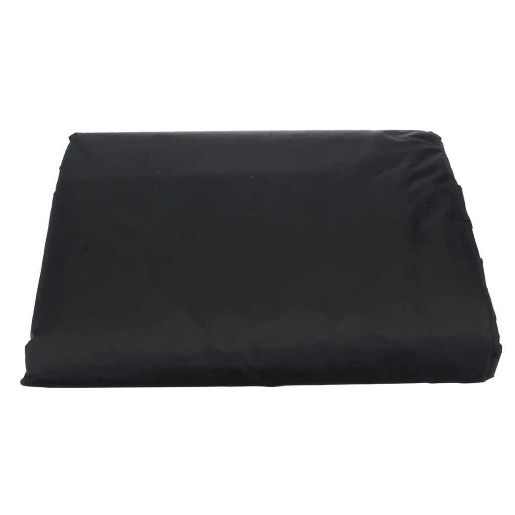 Black Dust Cover 54*76*69cm Fade Resistant Waterproof BBQ For Weber Q1000/Q2000 Series Garden Gas Patio Grill Cover