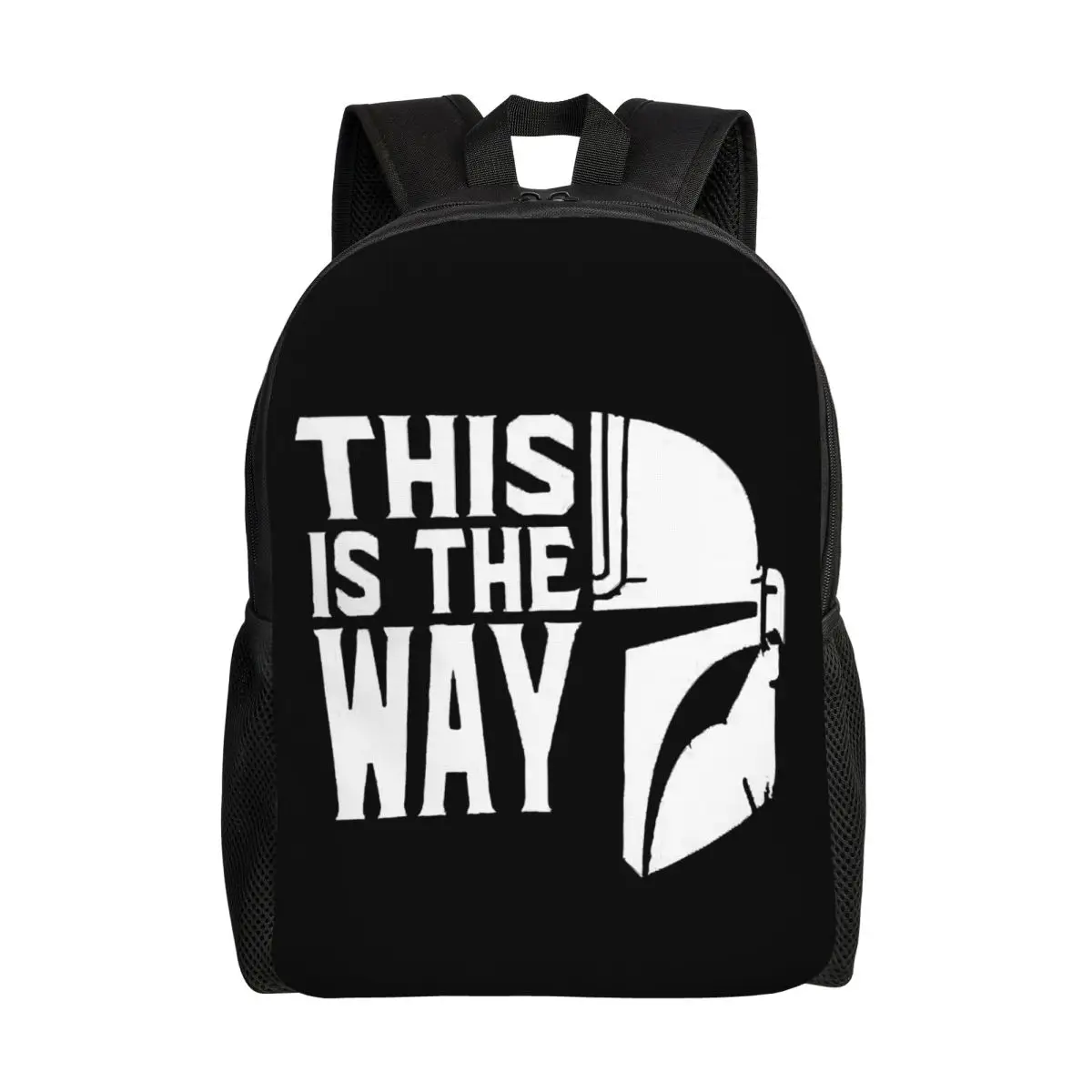

Custom This Is The Way Laptop Backpack Women Men Fashion Bookbag for School College Student M-Mandalorianed TV Series Bags
