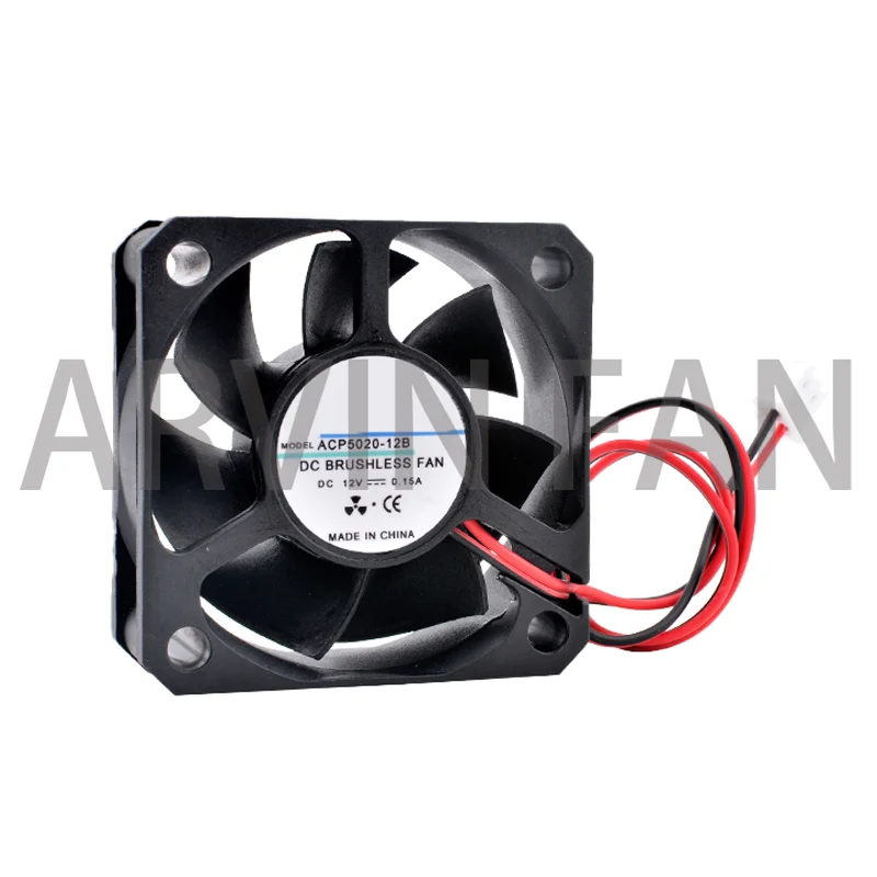 

ACP5020 5cm 50mm Fan 50x50x20mm DC5V 12V 24V 2pin Cooling Fan Suitable For Chassis Power Supply Charger Printer Inverter