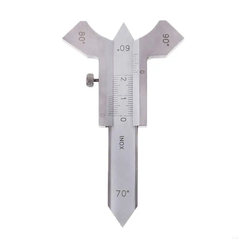 L74C 0-20mm Weld Gage High Stainless Steel 60 70 80 90 Degree Ruler