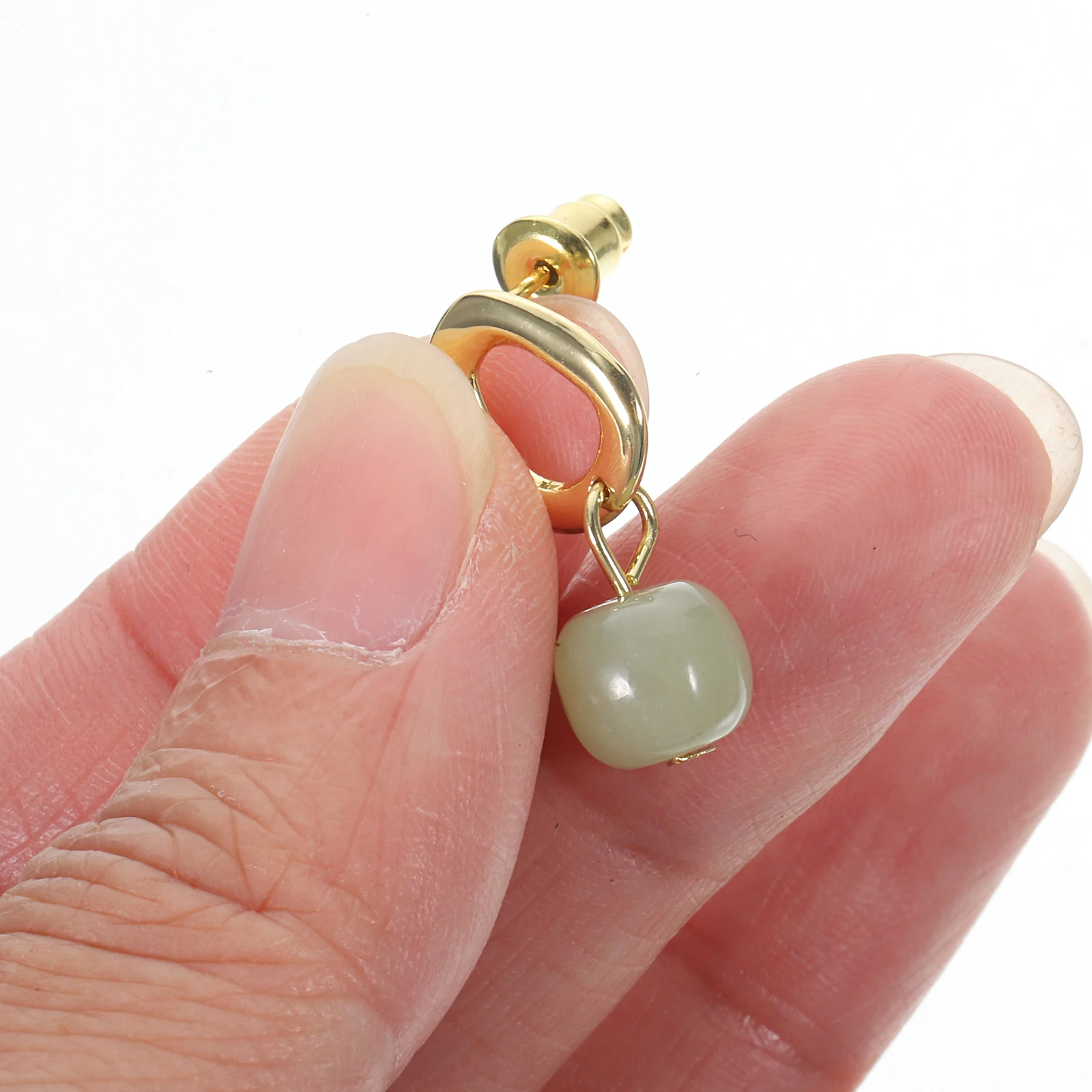 

Jade Earrings Pendant for Women Chinese Dangle Jewelry Trendy