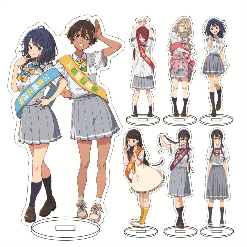 

16CM Anime Too Many Losing Heroines! Yanami Anna Acrylic Stand Figure Display Cosplay Cartoon Desktop Model Plate Gifts