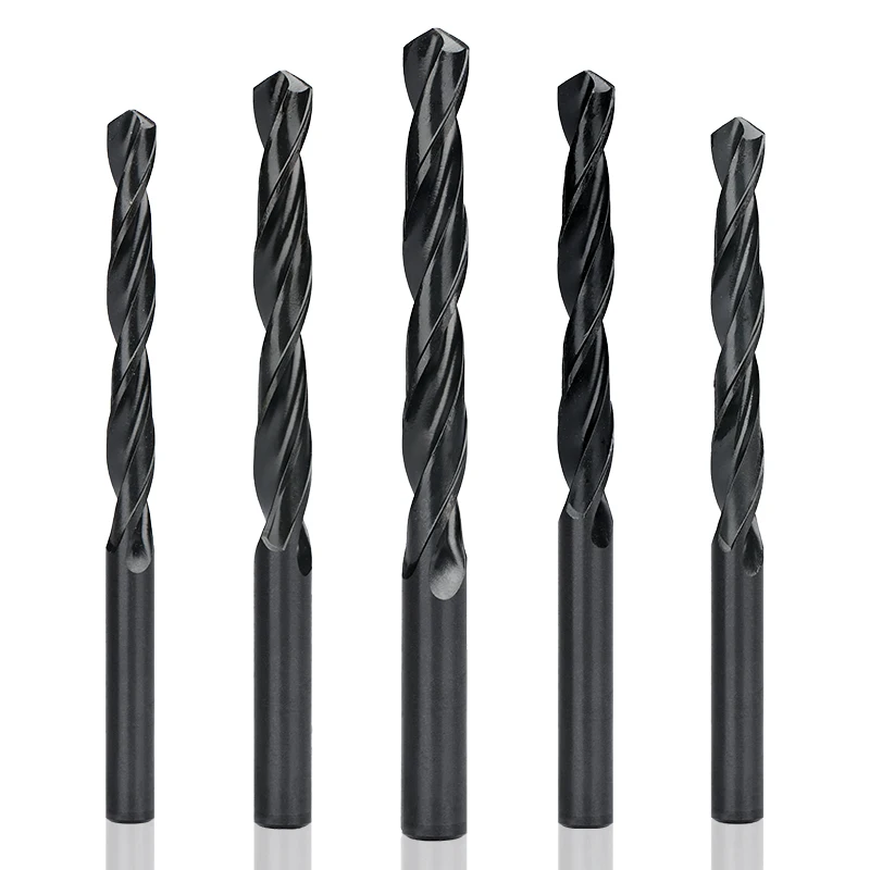 XCAN Drill Bit 1.0-13mm 118 Split Point High Speed Steel Twist Drill Bit for Aluminum Copper Plastic Wood Drilling Tools