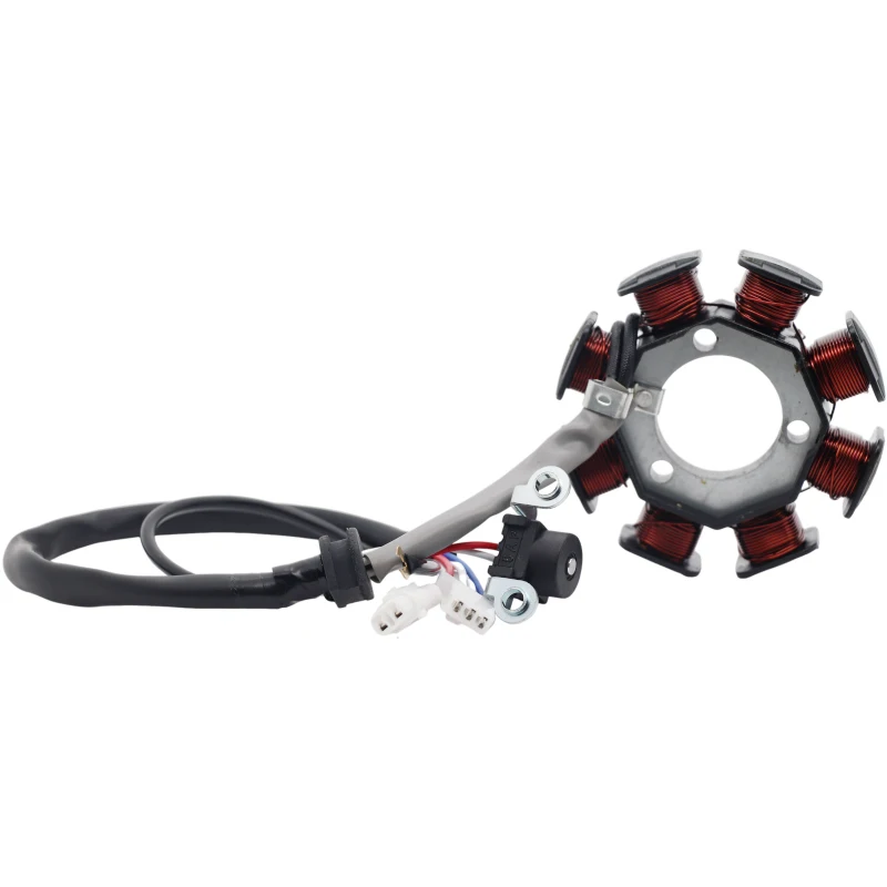 Bobina de estator eléctrico para motocicleta XTZ125 5VL YB125 JYM125, Compatible con bobina de Motor magnético YBR125 XTZ125 5VL YB125 JYM125