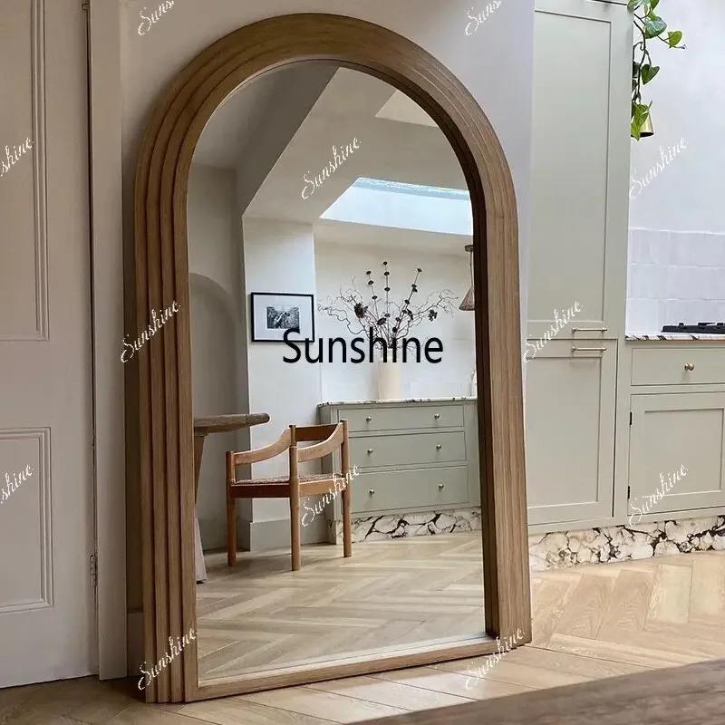 French arched full-body full-length mirror wabi-sabi clothing store fitting mirrorTJ